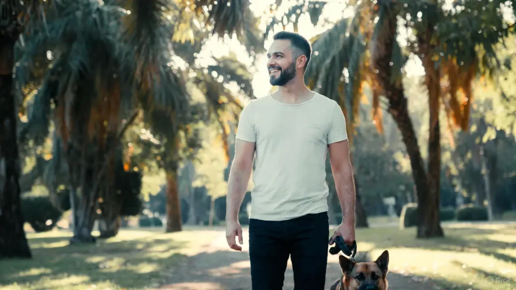 Entrepreneur enjoying free time after using productivity tools.